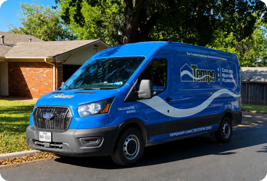 Tempo Plumbing service van